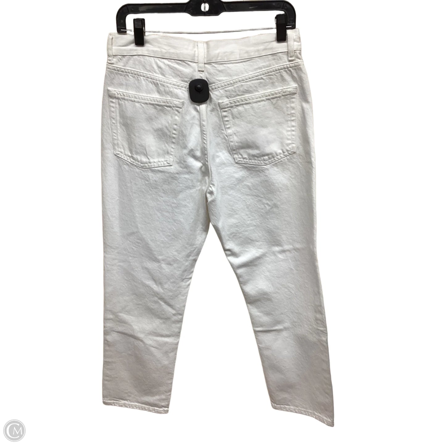 Jeans Straight By Topshop In White Denim, Size: 6