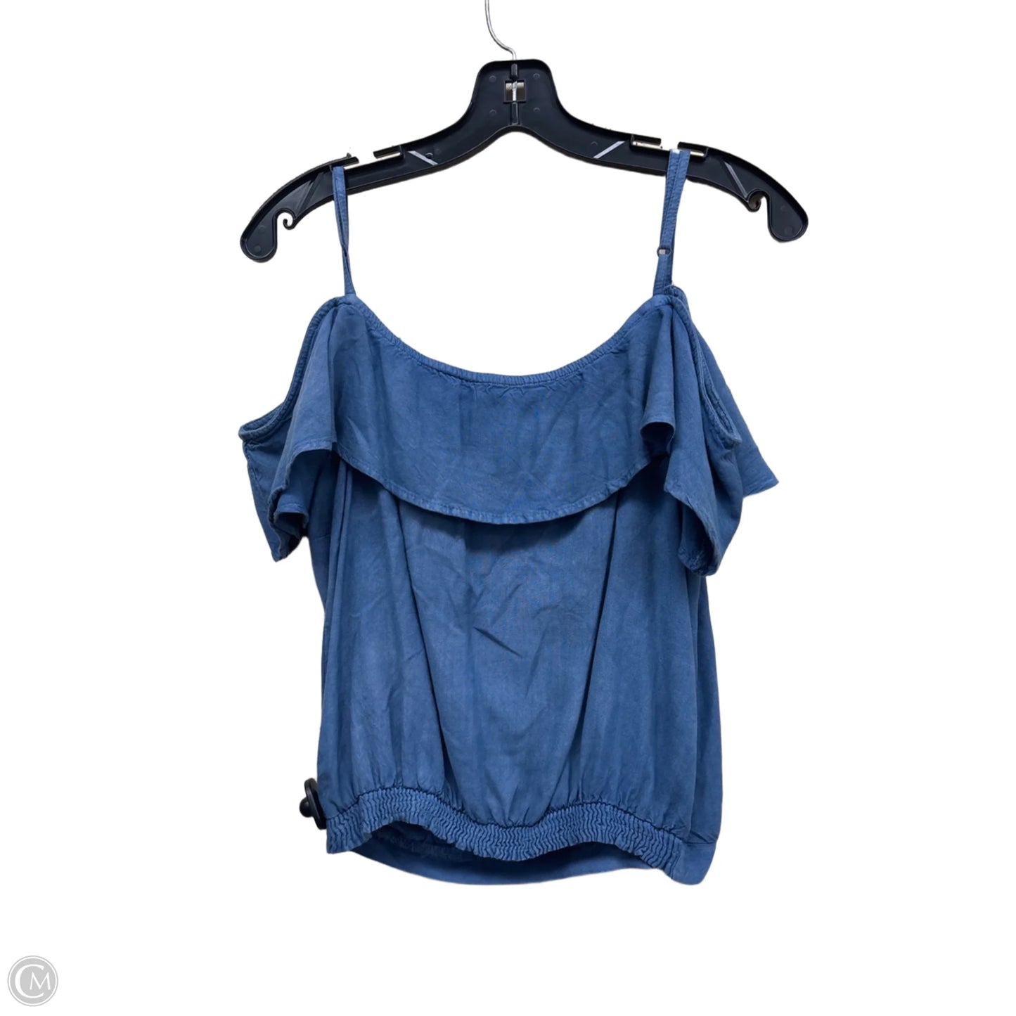 Top Short Sleeve By Tramp In Blue, Size: S