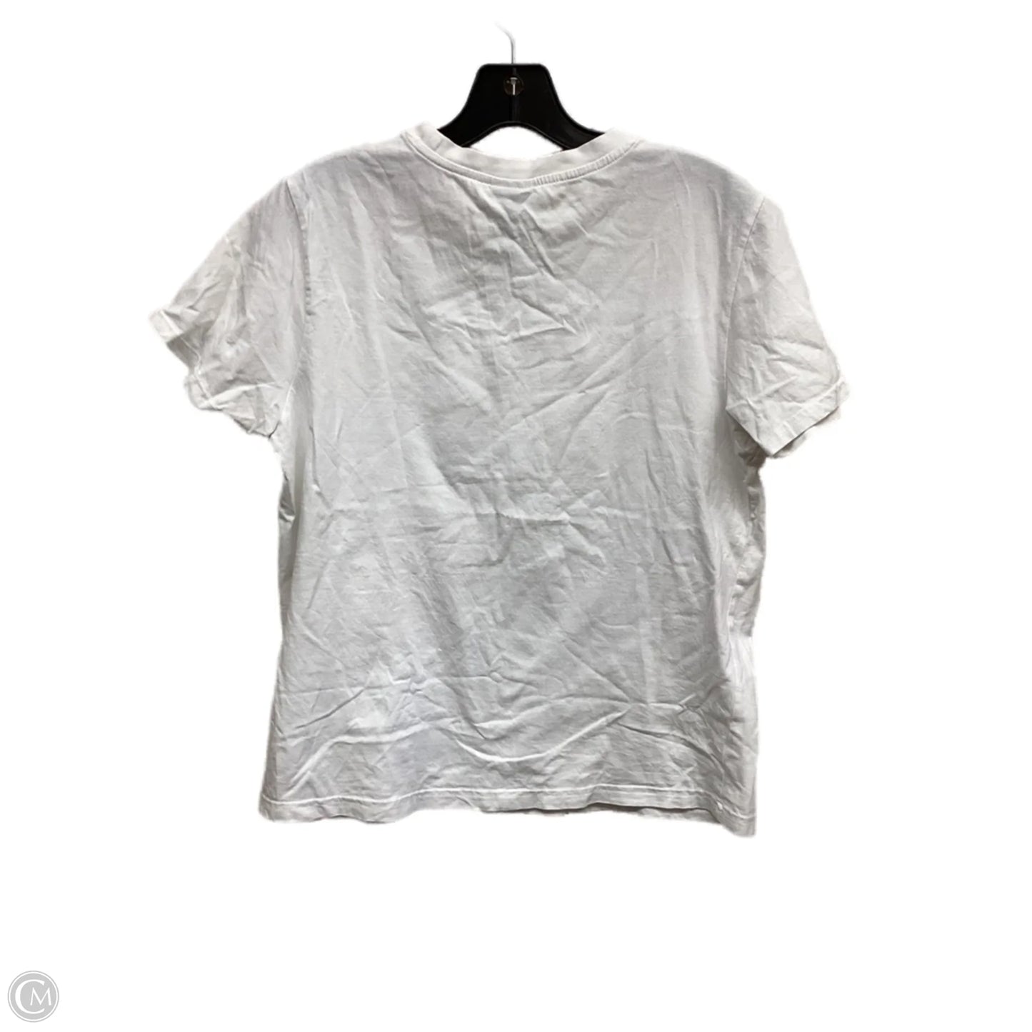 Top Short Sleeve By Gym Shark In White, Size: M