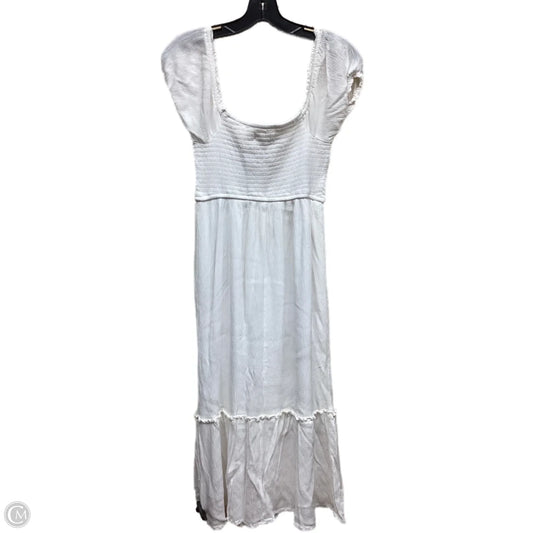 Dress Casual Midi By Aeropostale In White, Size: M