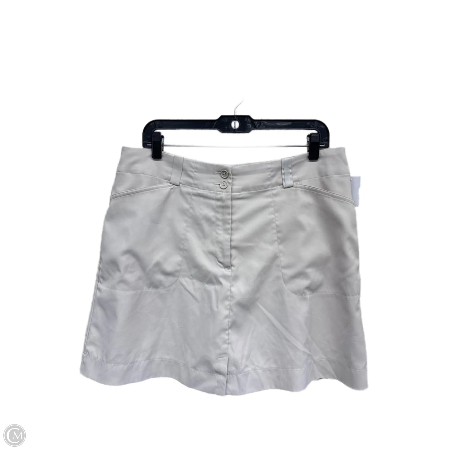 Athletic Skort By Nike In Tan, Size: 14