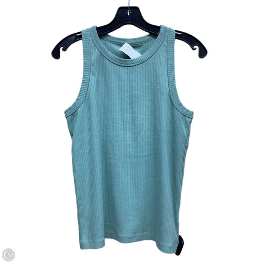 Top Sleeveless By Gap In Green, Size: M
