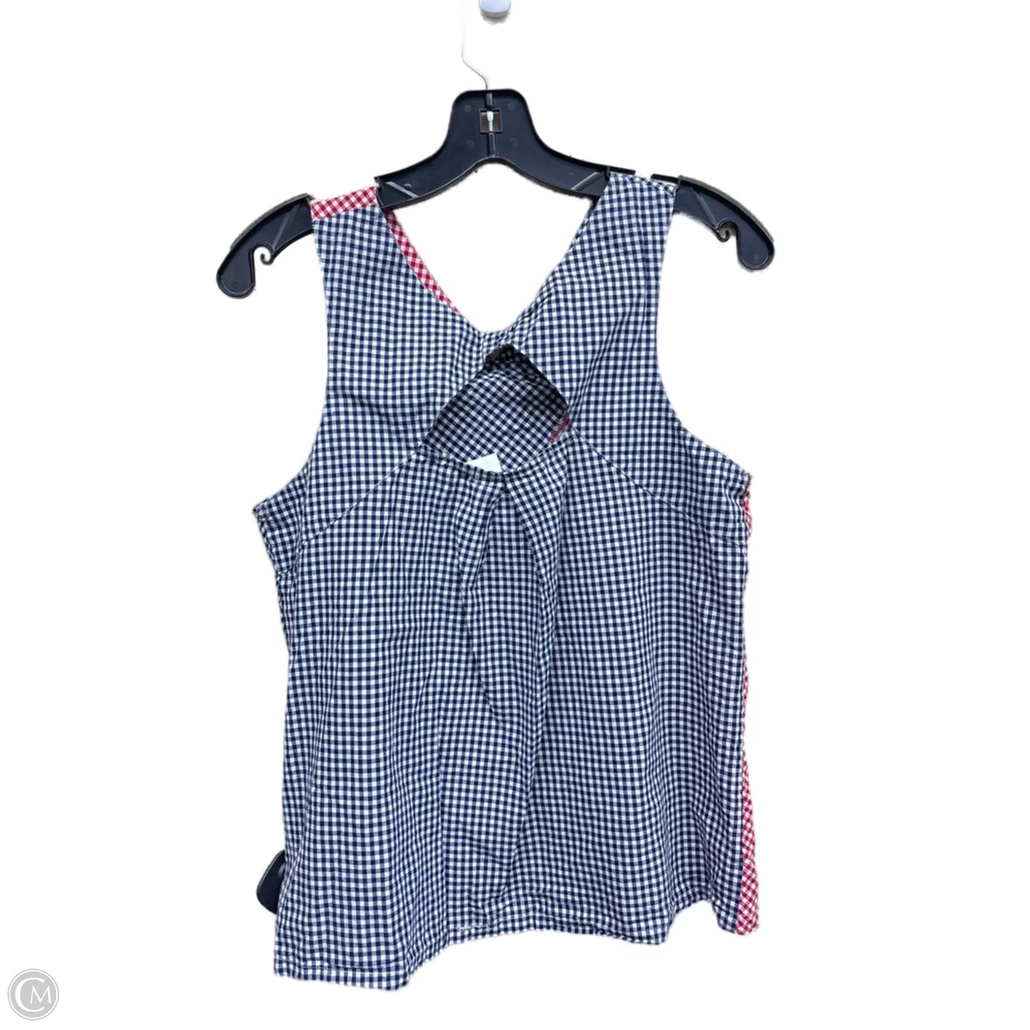 Top Sleeveless By Clothes Mentor In Blue & Red & White, Size: L