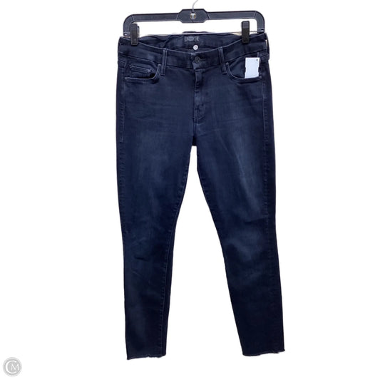 Jeans Skinny By Mother In Black Denim, Size: 6