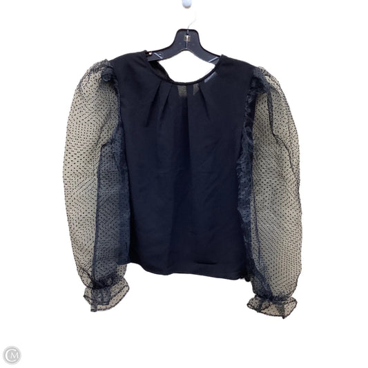 Top Long Sleeve By Express In Black, Size: S