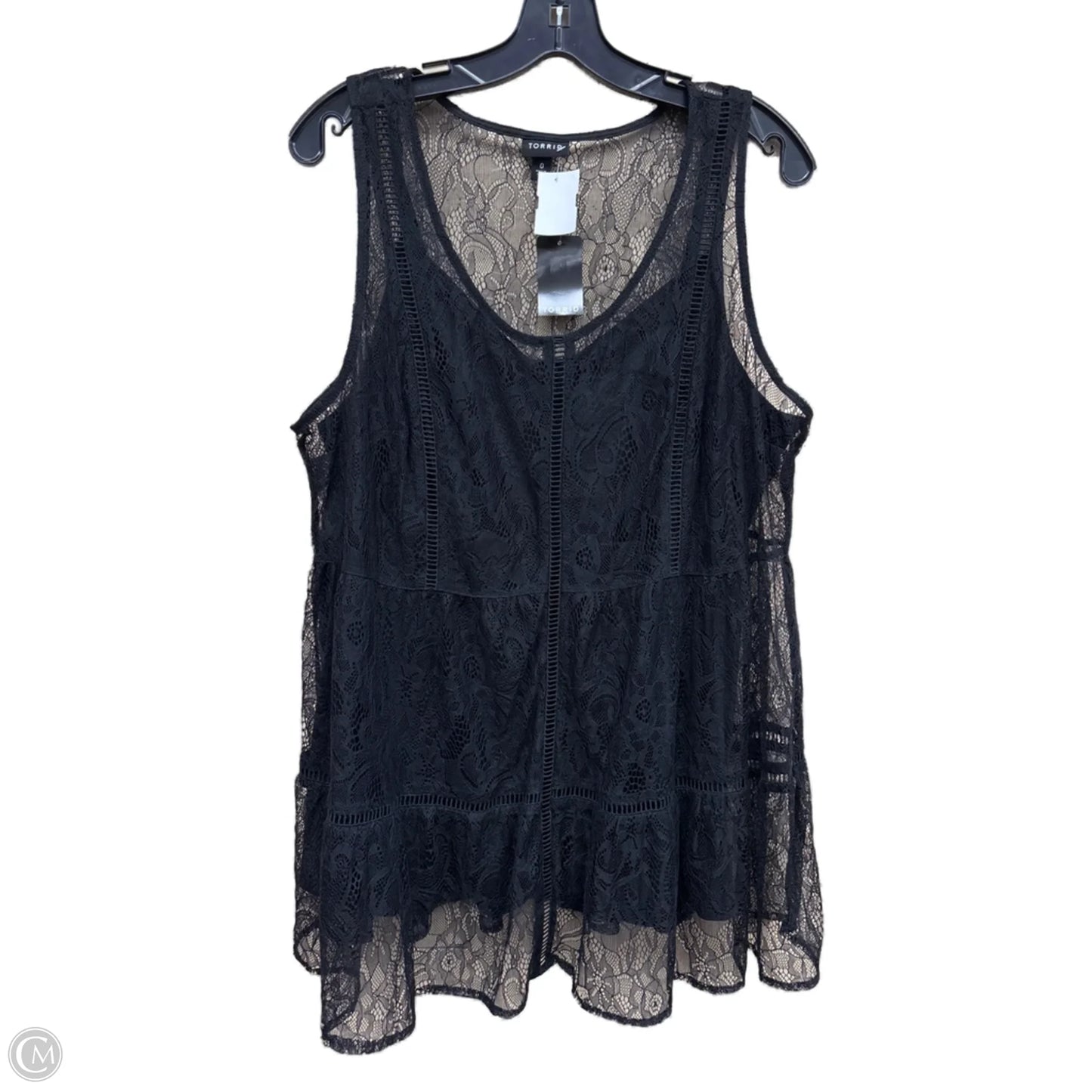 Top Sleeveless By Torrid In Black, Size: L
