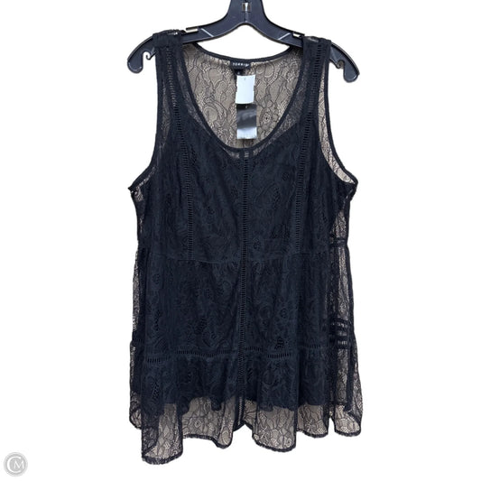 Top Sleeveless By Torrid In Black, Size: L