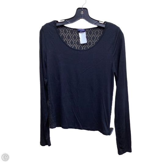 Top Long Sleeve By Aeropostale In Black, Size: L