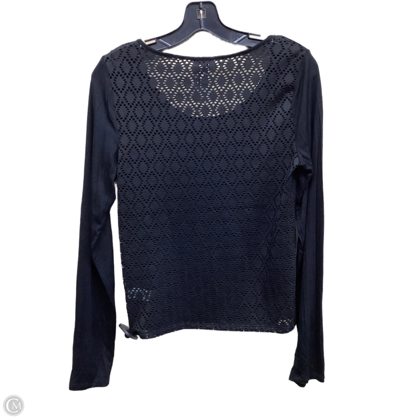 Top Long Sleeve By Aeropostale In Black, Size: L