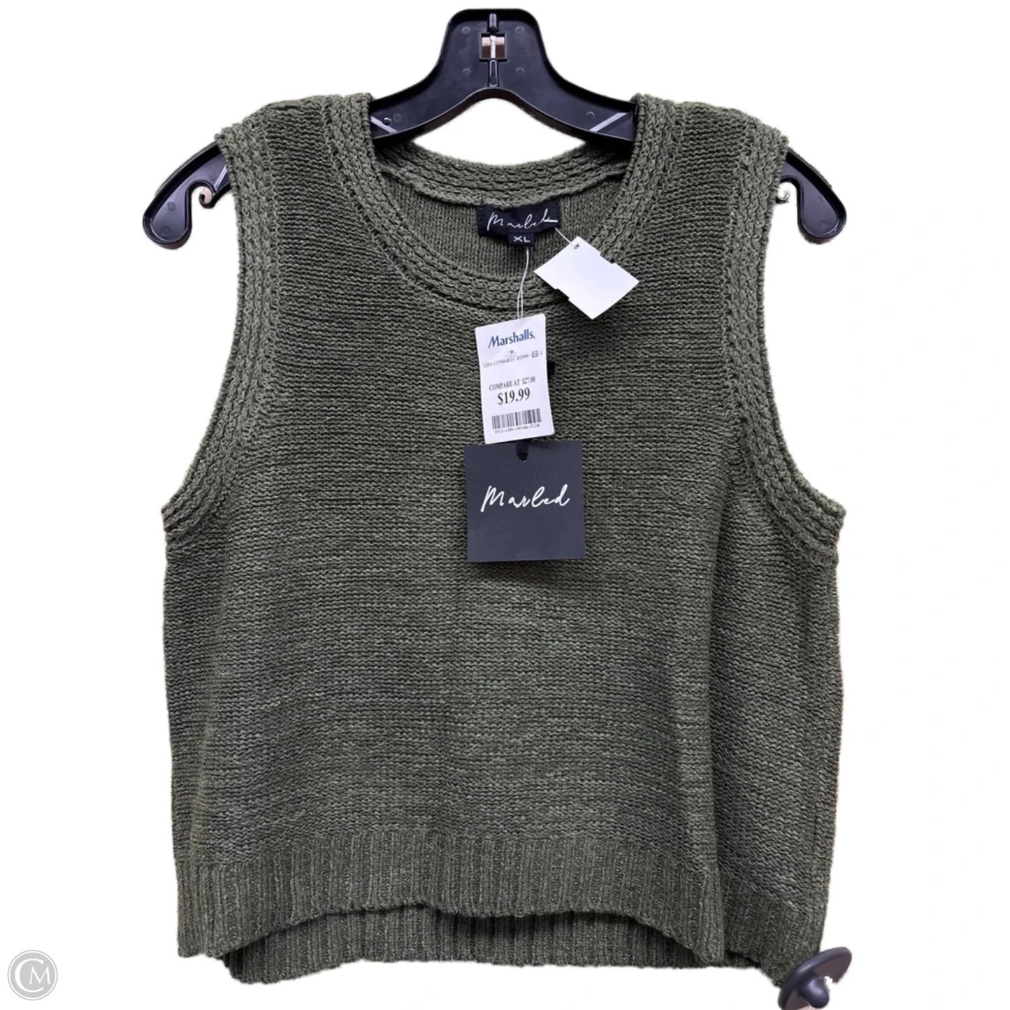 Top Sleeveless By Clothes Mentor In Green, Size: Xl