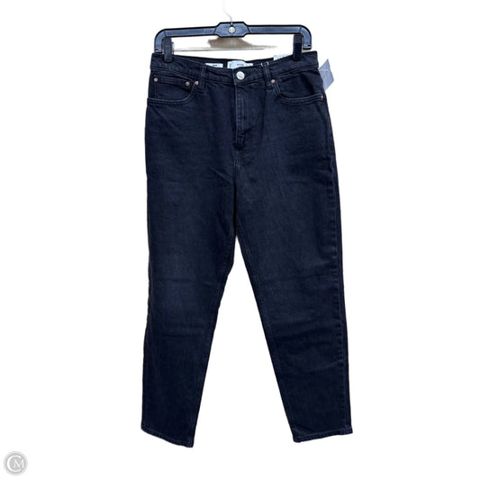 Jeans Straight By Mng In Black Denim, Size: 8