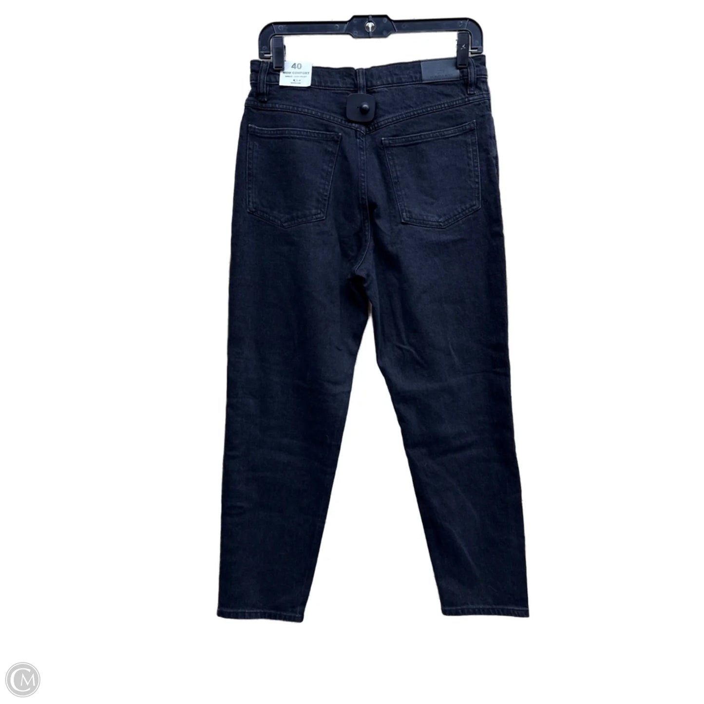 Jeans Straight By Mng In Black Denim, Size: 8