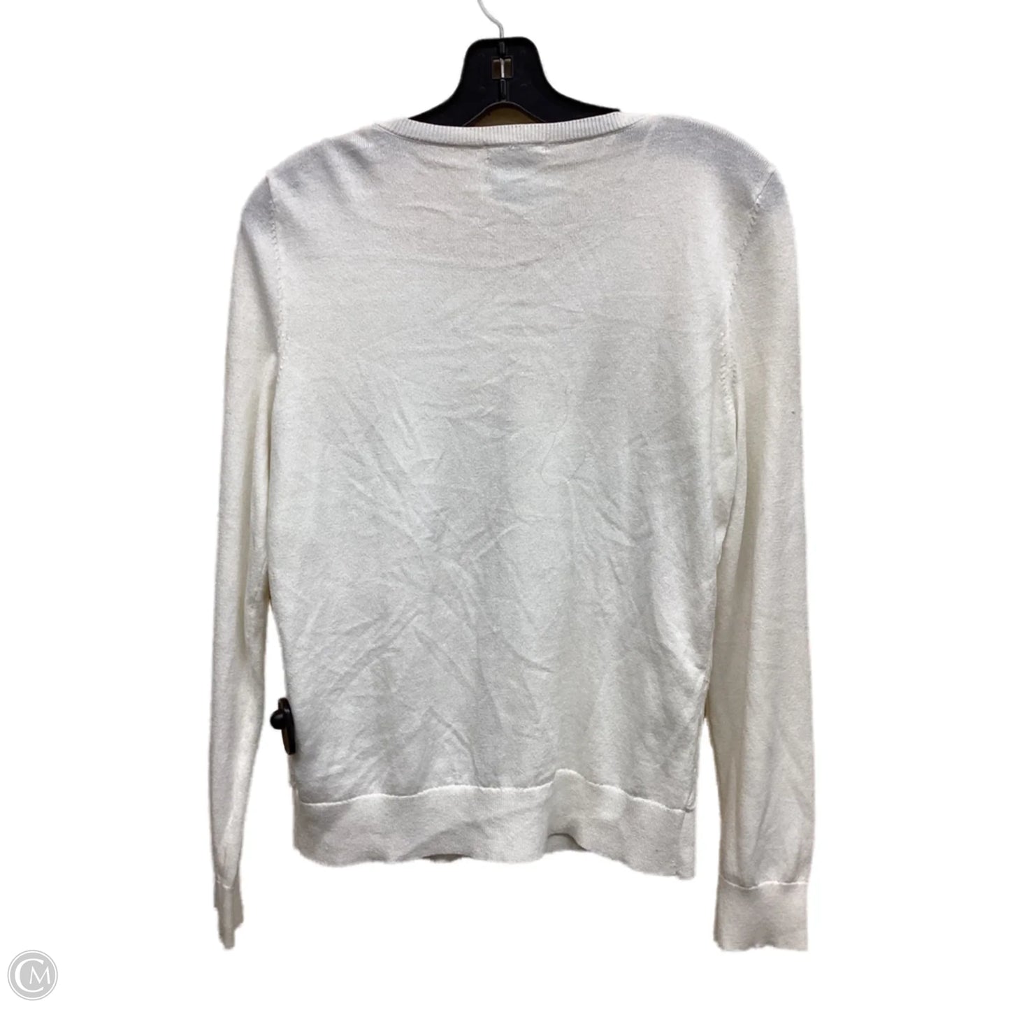 Cardigan By H&m In White, Size: M