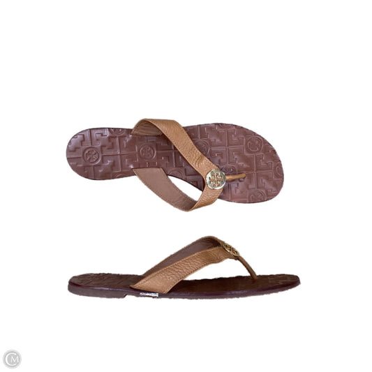 Sandals Designer By Tory Burch In Brown, Size: 7