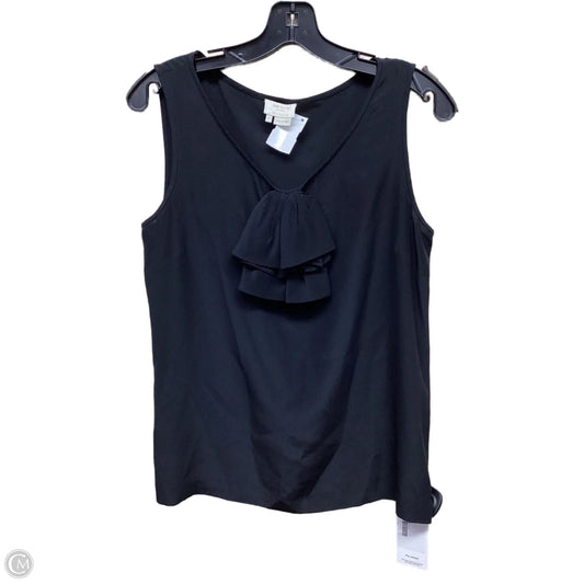 Top Sleeveless Designer By Kate Spade In Black, Size: Small