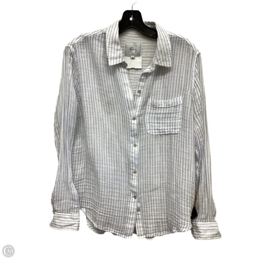 Top Long Sleeve By Rails In White, Size: M