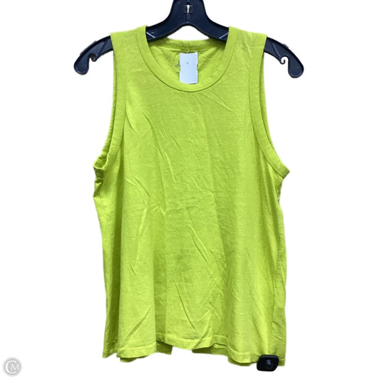 Top Sleeveless By J. Crew In Yellow, Size: M