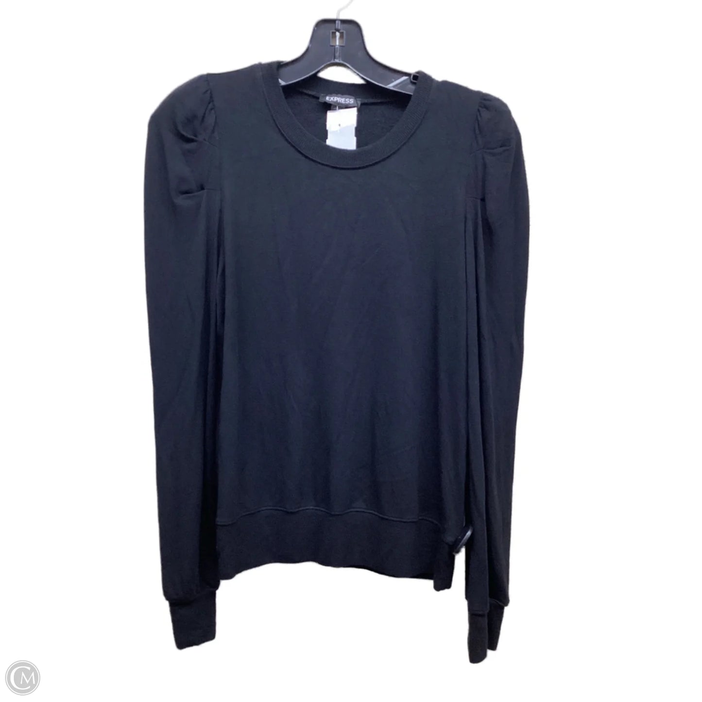 Top Long Sleeve By Express In Black, Size: Xs