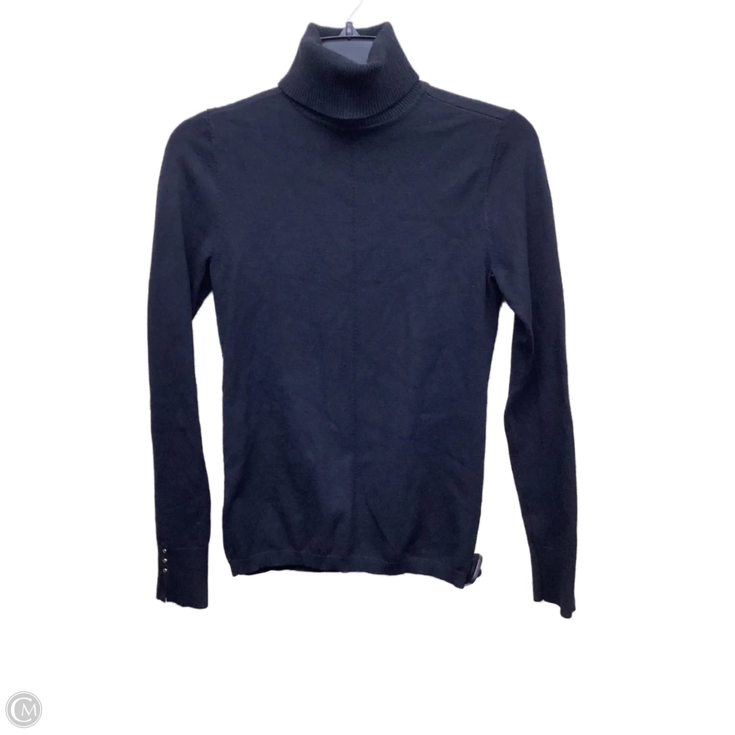 Top Long Sleeve By White House Black Market In Black, Size: Xs