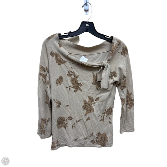 Top Long Sleeve By Clothes Mentor In Brown, Size: M