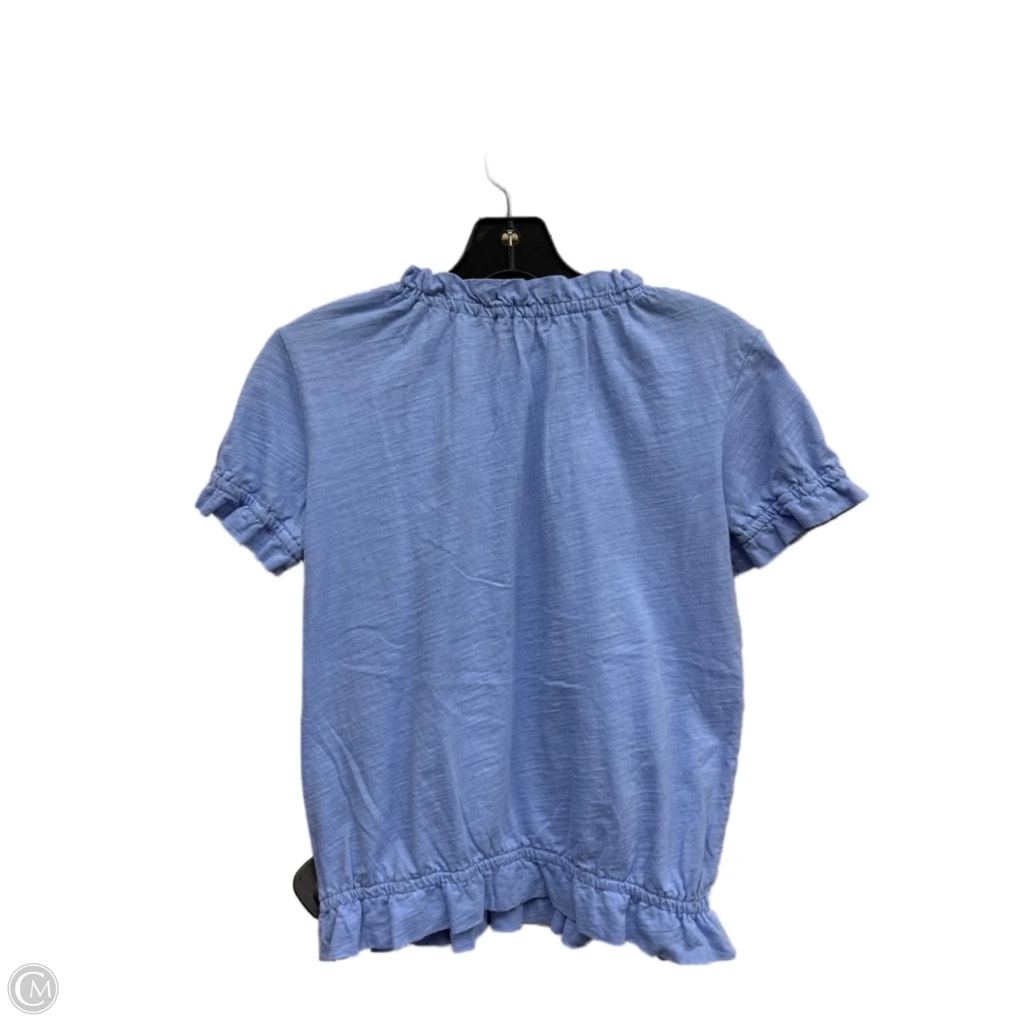 Top Short Sleeve By Bordeaux In Blue, Size: Xs