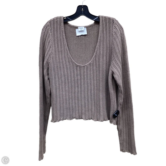 Sweater By Abercrombie And Fitch In Brown, Size: Xl