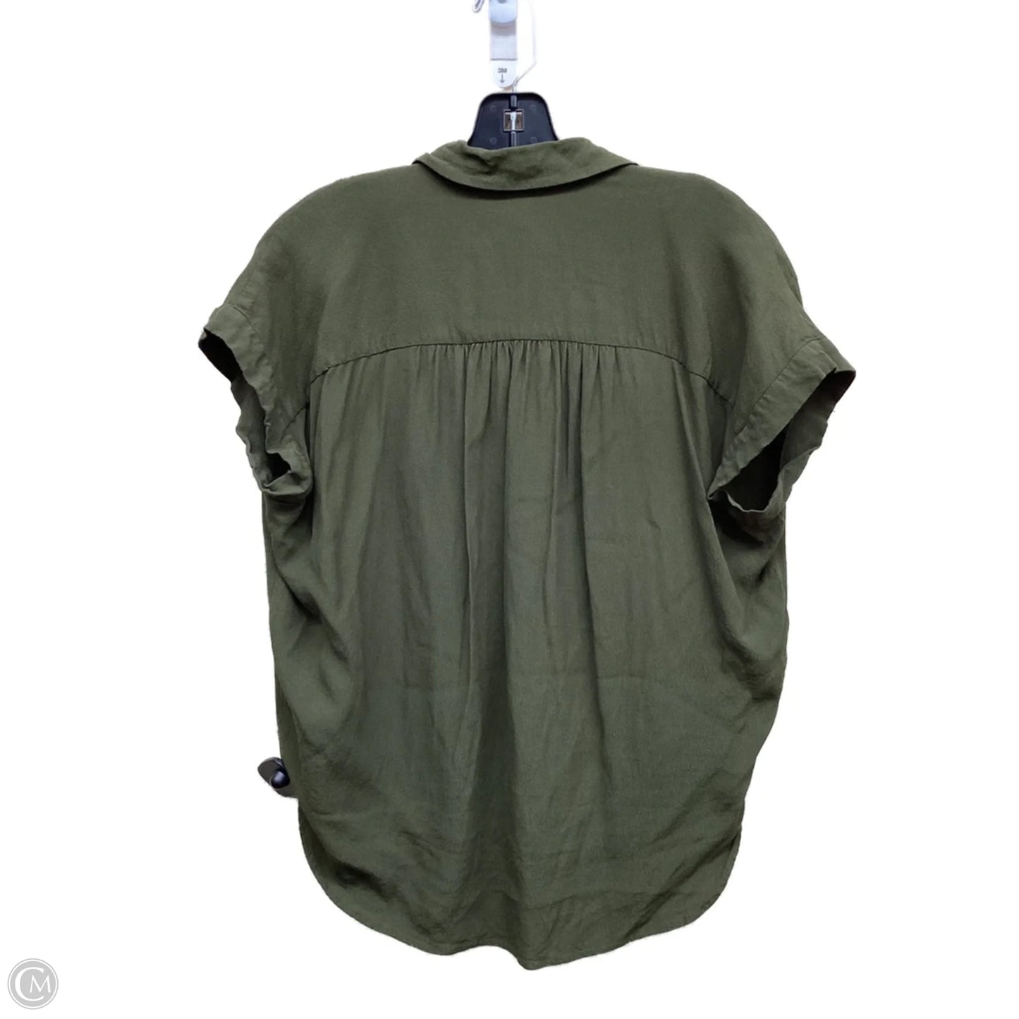 Top Short Sleeve By Madewell In Green, Size: S