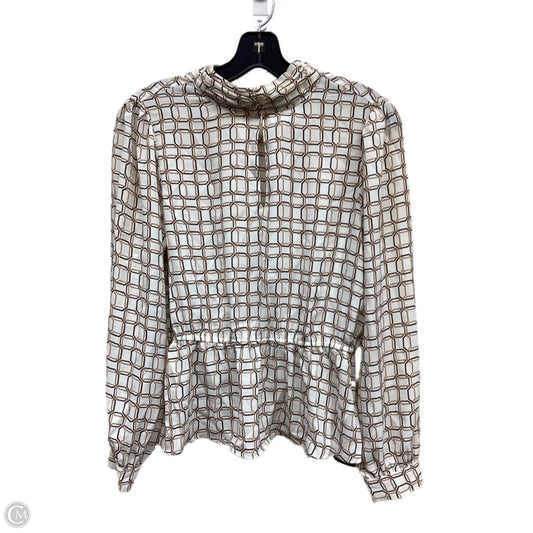 Top Long Sleeve By Dr2 In Brown, Size: Xs