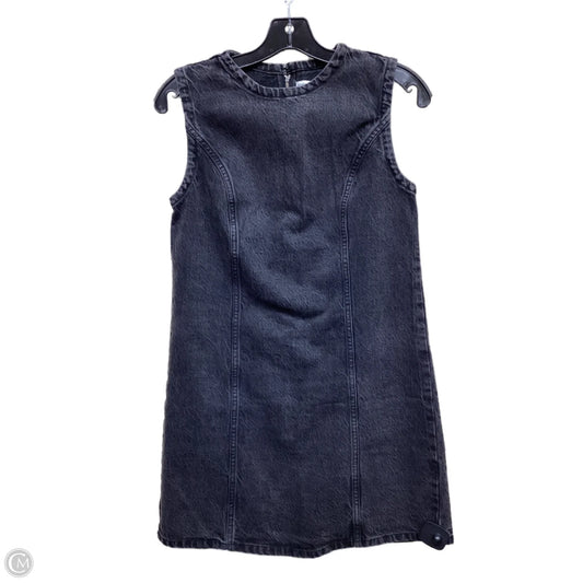 Dress Casual Midi By Abercrombie And Fitch In Black Denim, Size: S