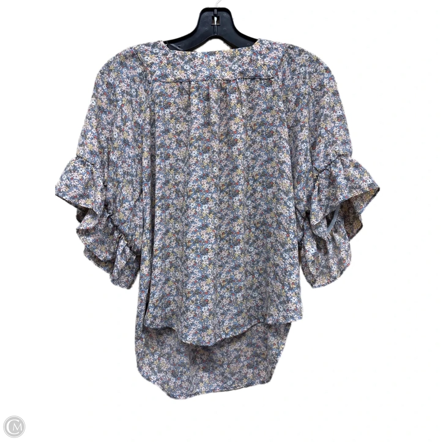 Top Short Sleeve By Sienna Sky In Floral Print, Size: S