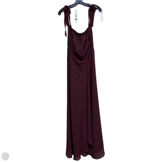 Dress Casual Maxi By Vici In Plaid Pattern, Size: S