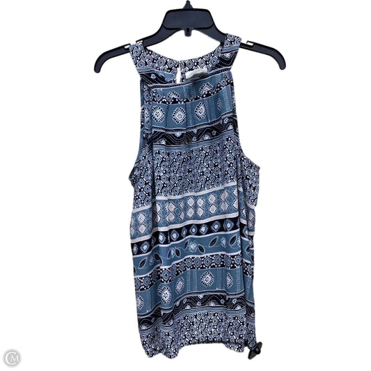 Top Sleeveless By Loft In Multi-colored, Size: L