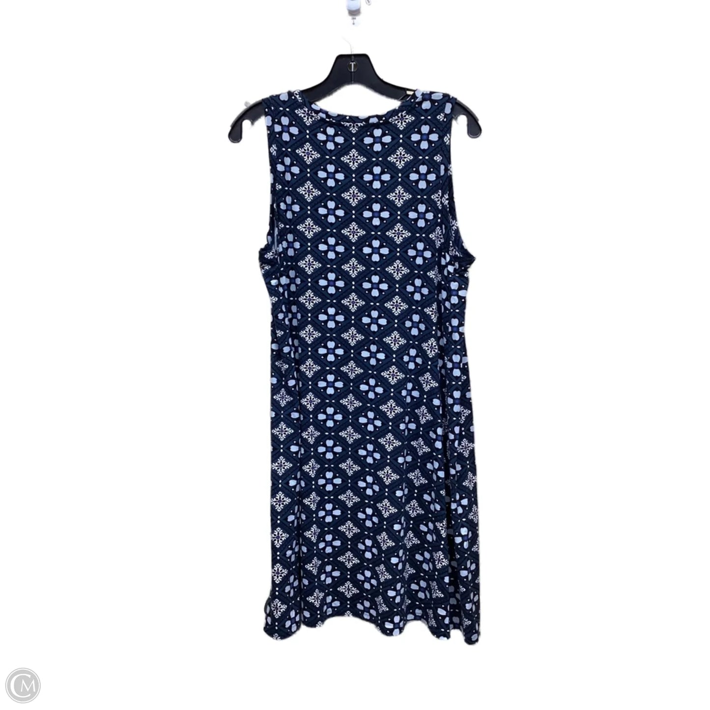 Dress Casual Midi By Loft In Blue, Size: L