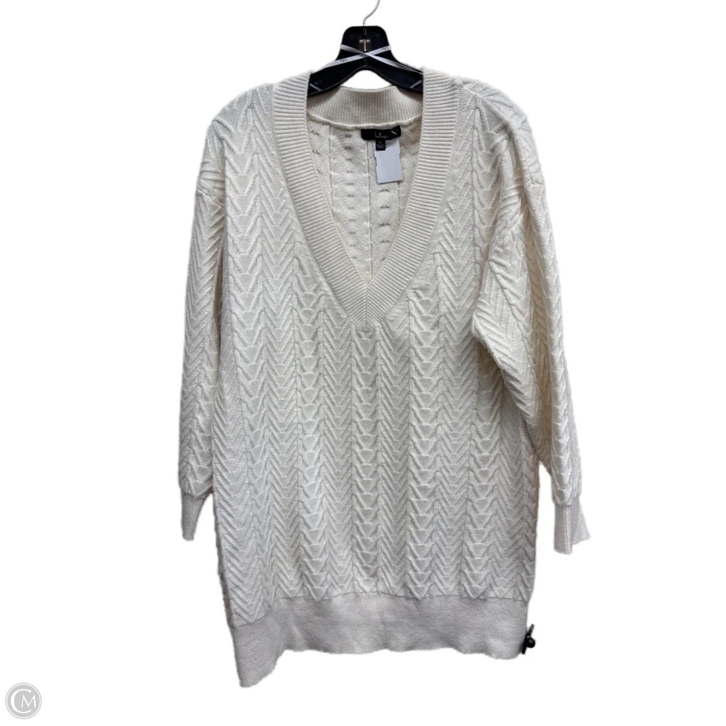 Sweater By Lulus In Cream, Size: Xl