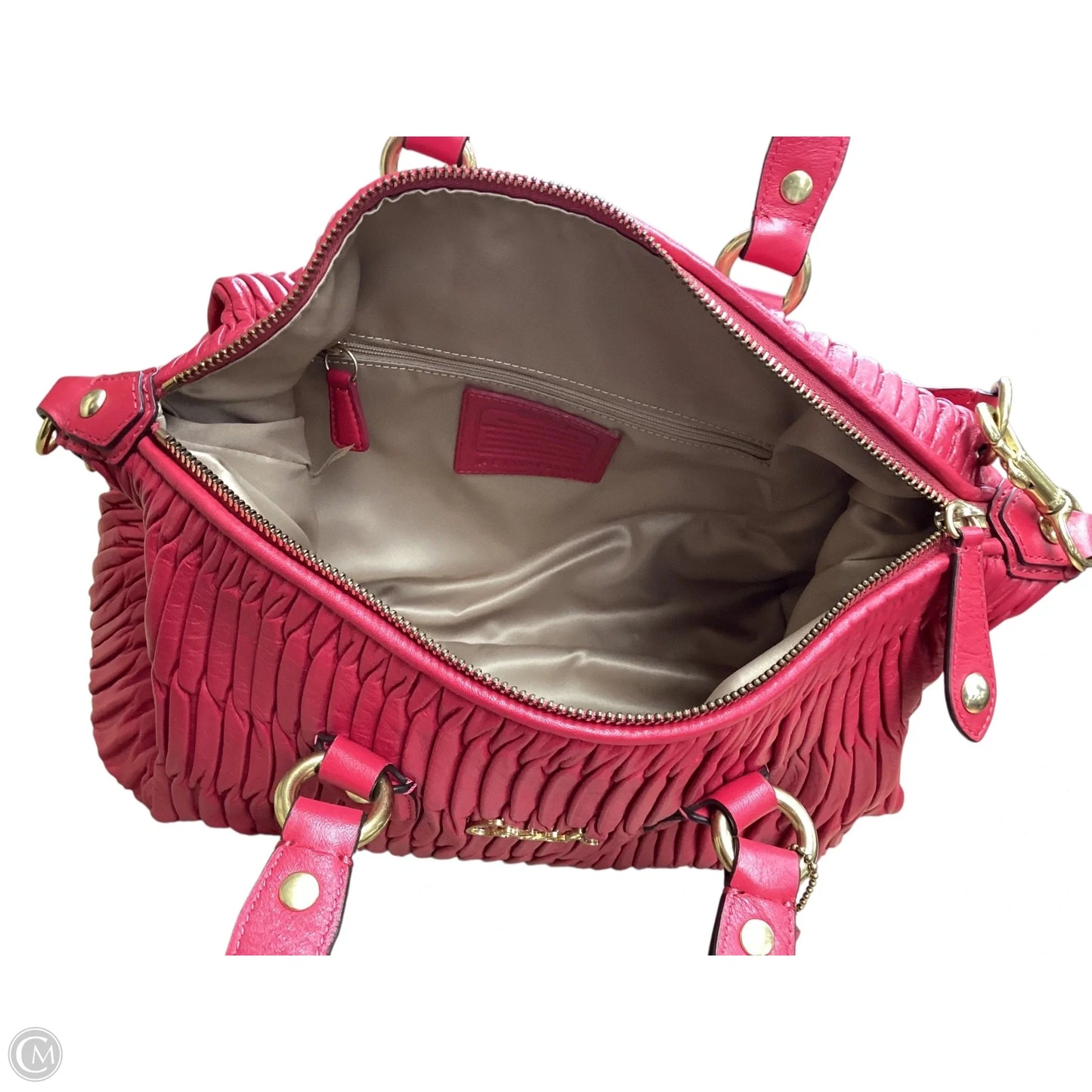 Handbag Designer By Coach, Size: Medium