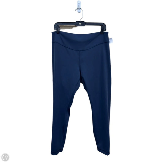 Athletic Leggings By Lululemon In Navy, Size: 14