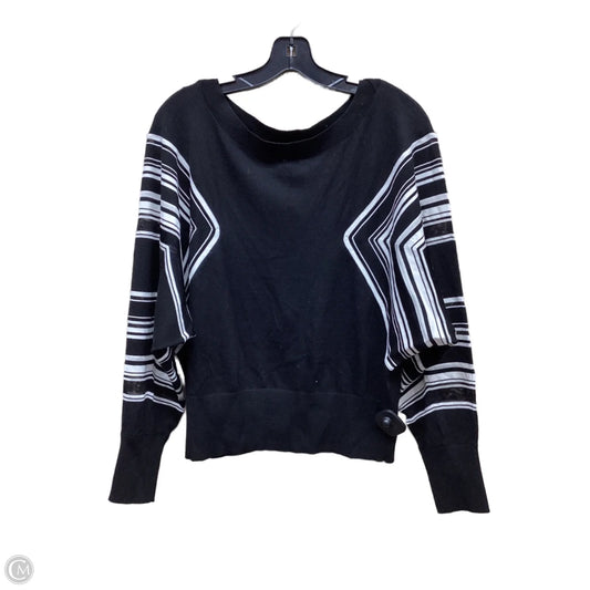 Top Long Sleeve By White House Black Market In Black & White, Size: S