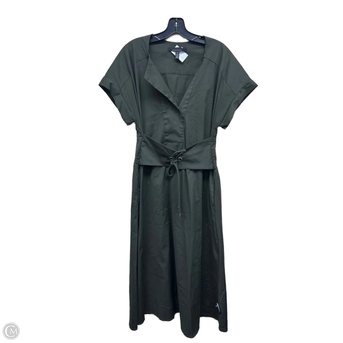 Dress Casual Midi By White House Black Market In Green, Size: S