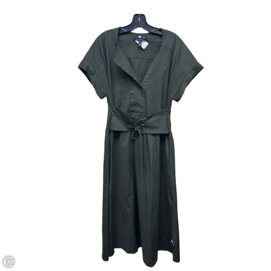 Dress Casual Midi By White House Black Market In Green, Size: S