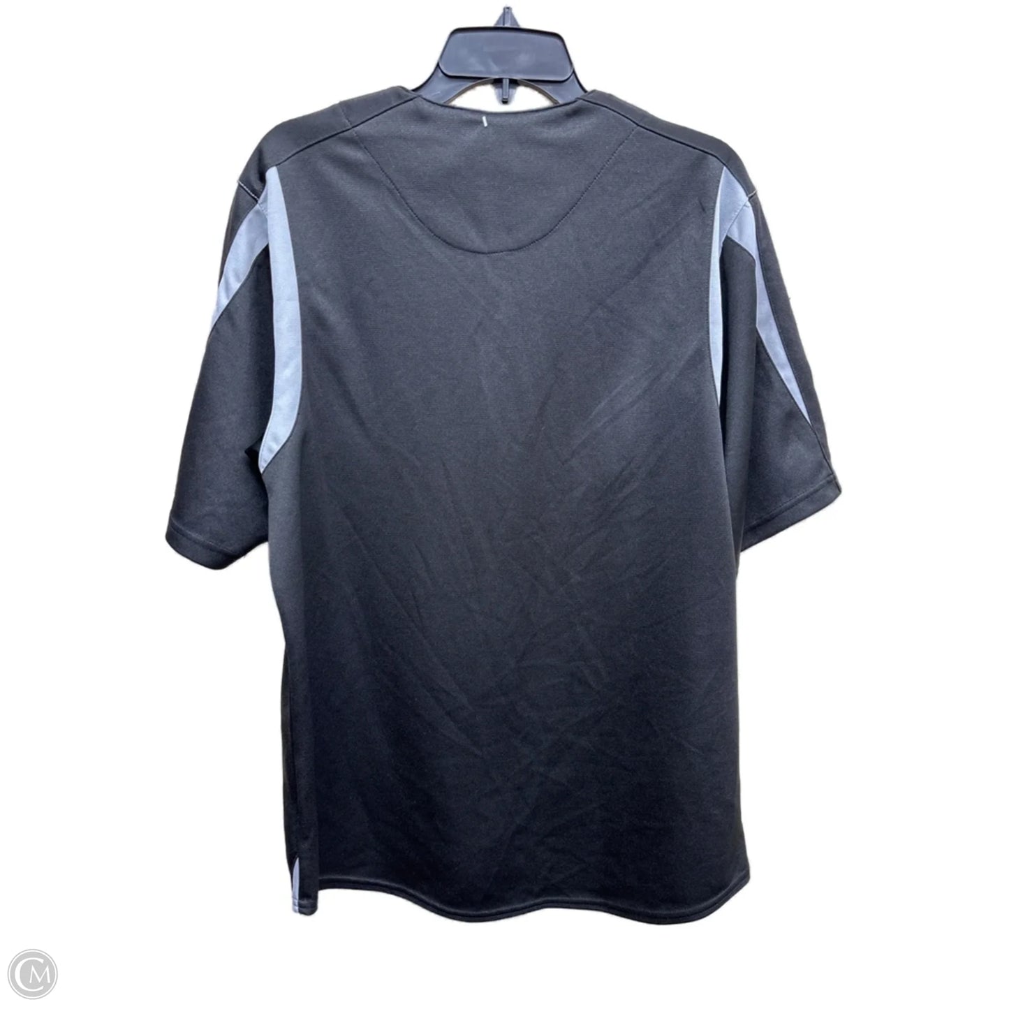 Top Short Sleeve By Clothes Mentor In Black, Size: L