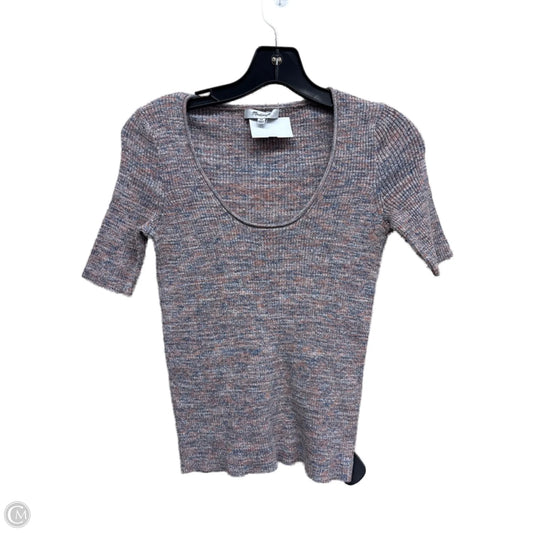 Top Short Sleeve By Madewell In Multi-colored, Size: Xs