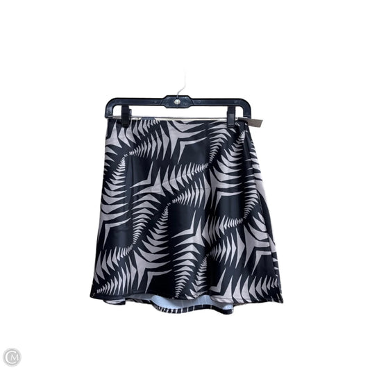 Skirt Mini & Short By Clothes Mentor In Black & Cream, Size: 0