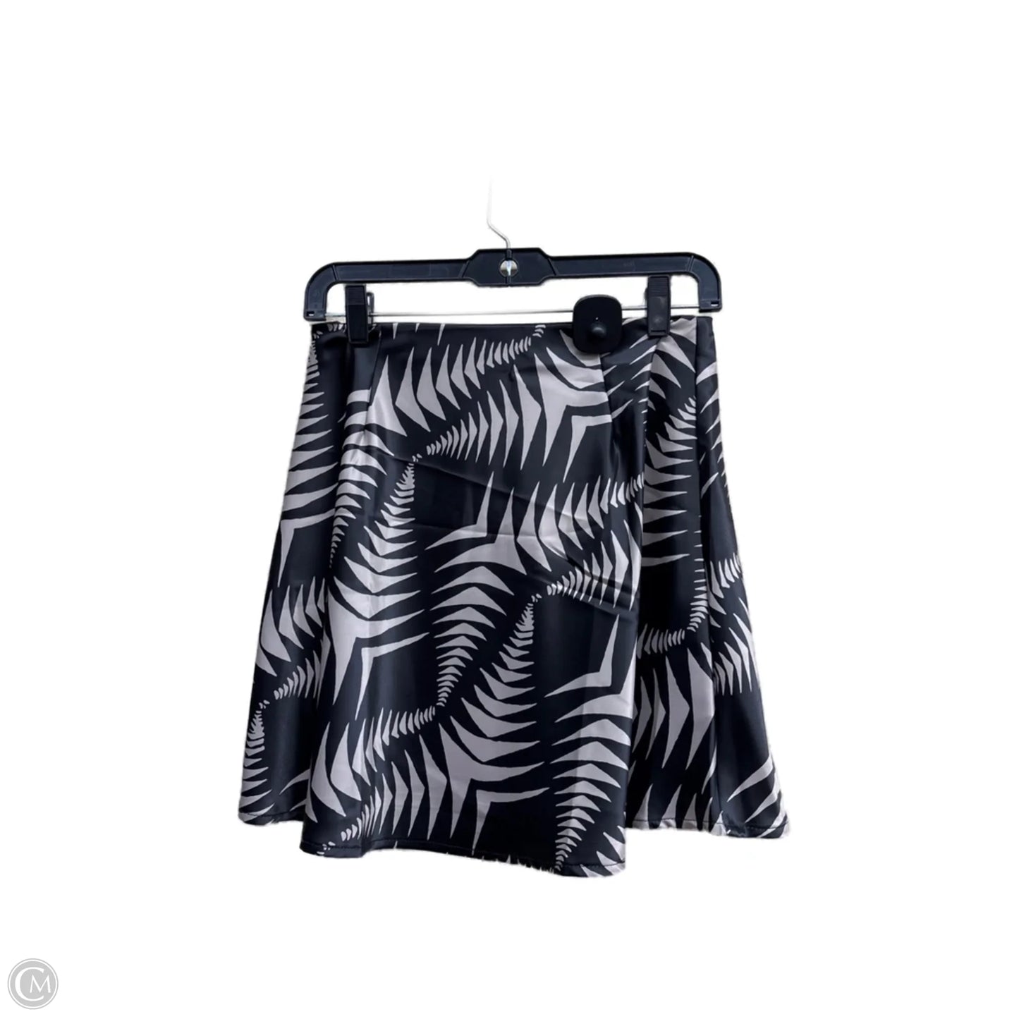 Skirt Mini & Short By Clothes Mentor In Black & Cream, Size: 0