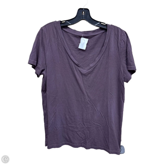 Top Short Sleeve By Gap In Purple, Size: M