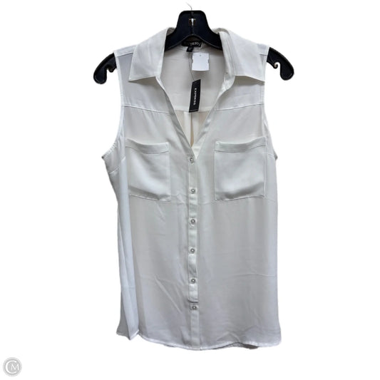Top Sleeveless By Express In White, Size: M