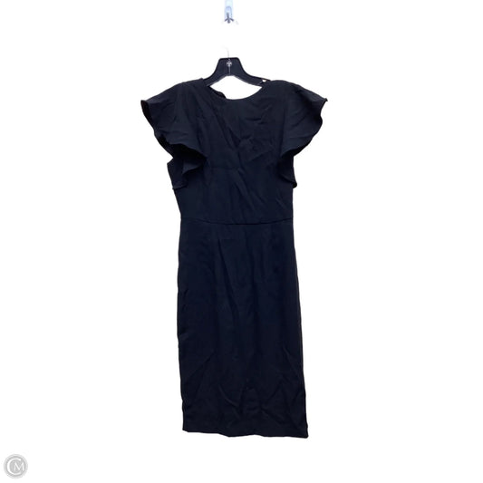 Dress Casual Midi By Chelsea 28 In Black, Size: 2