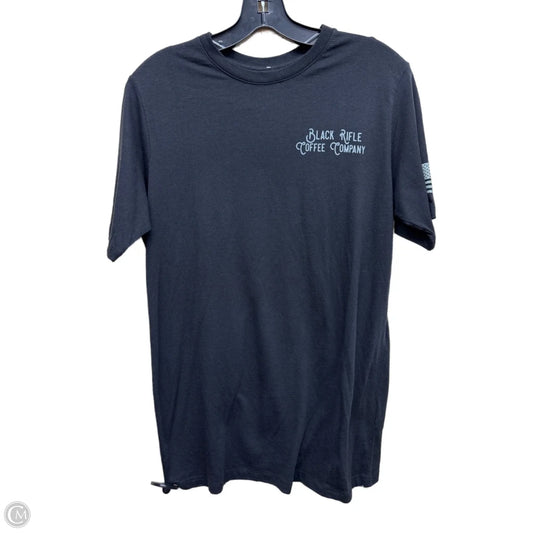 Top Short Sleeve By Clothes Mentor In Black, Size: M