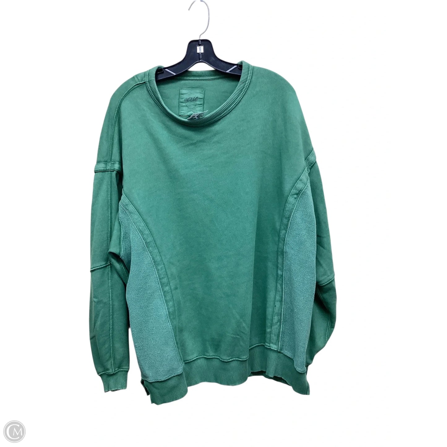 Sweatshirt Crewneck By Aerie In Green, Size: M