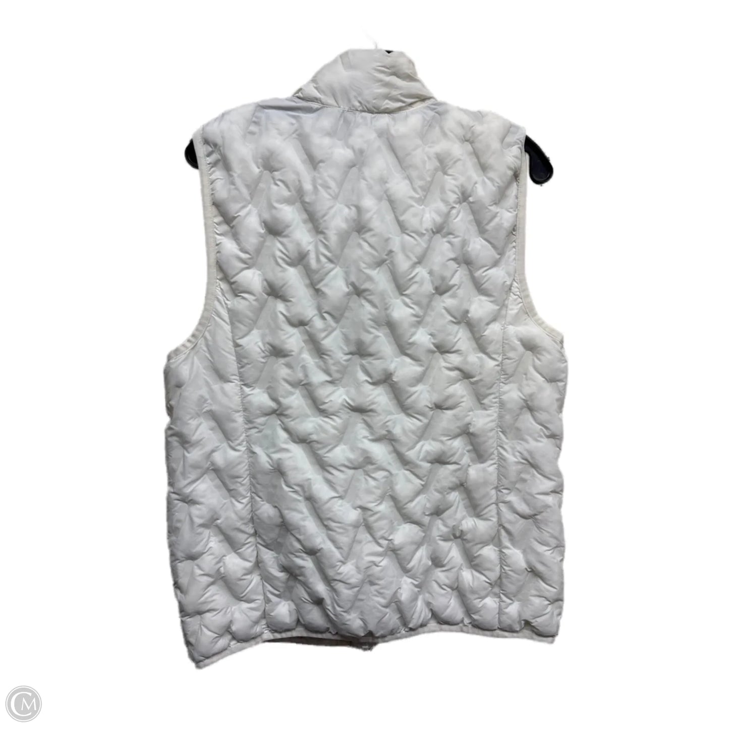 Vest Puffer & Quilted By Tangerine In White, Size: L