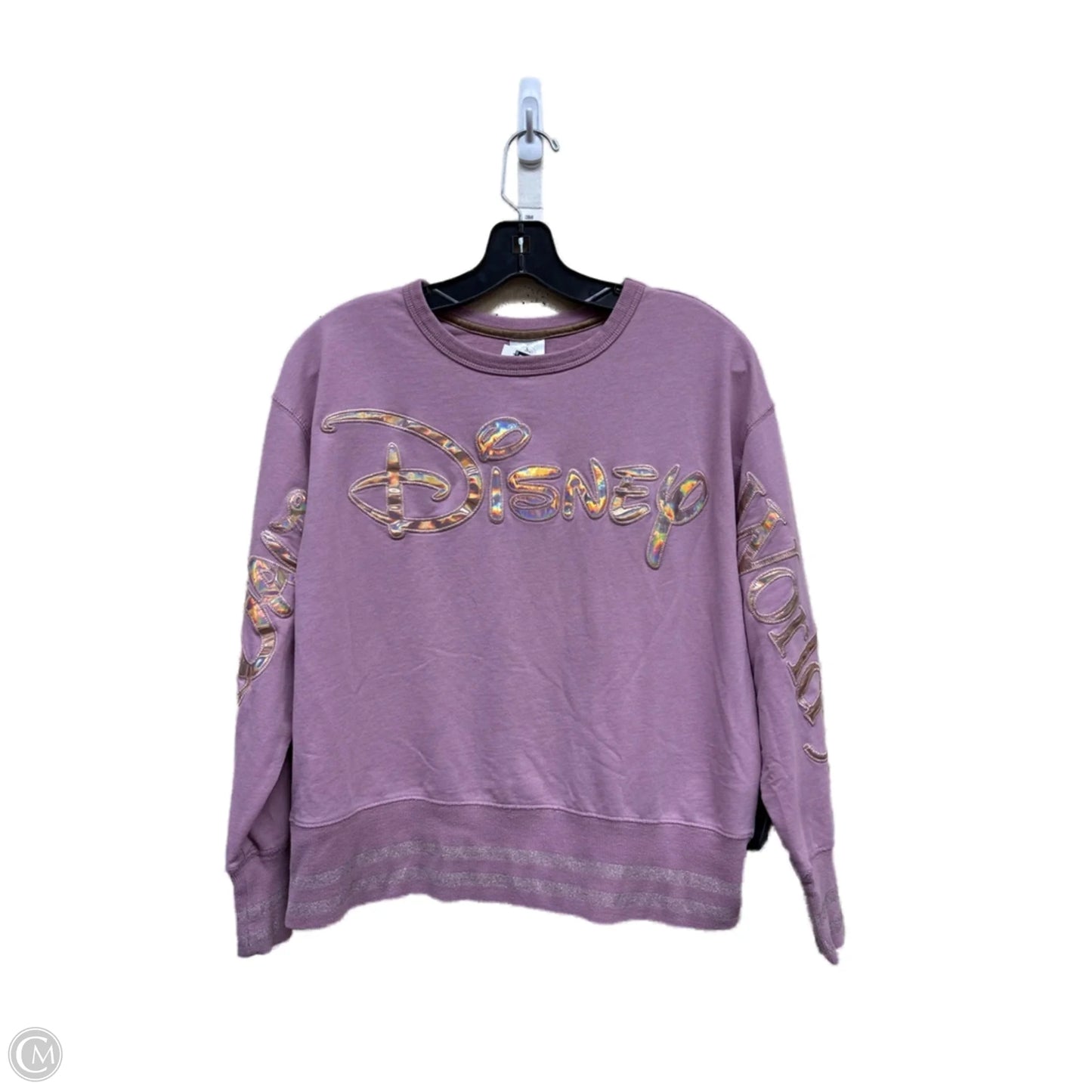 Top Long Sleeve By Disney Store In Purple, Size: M